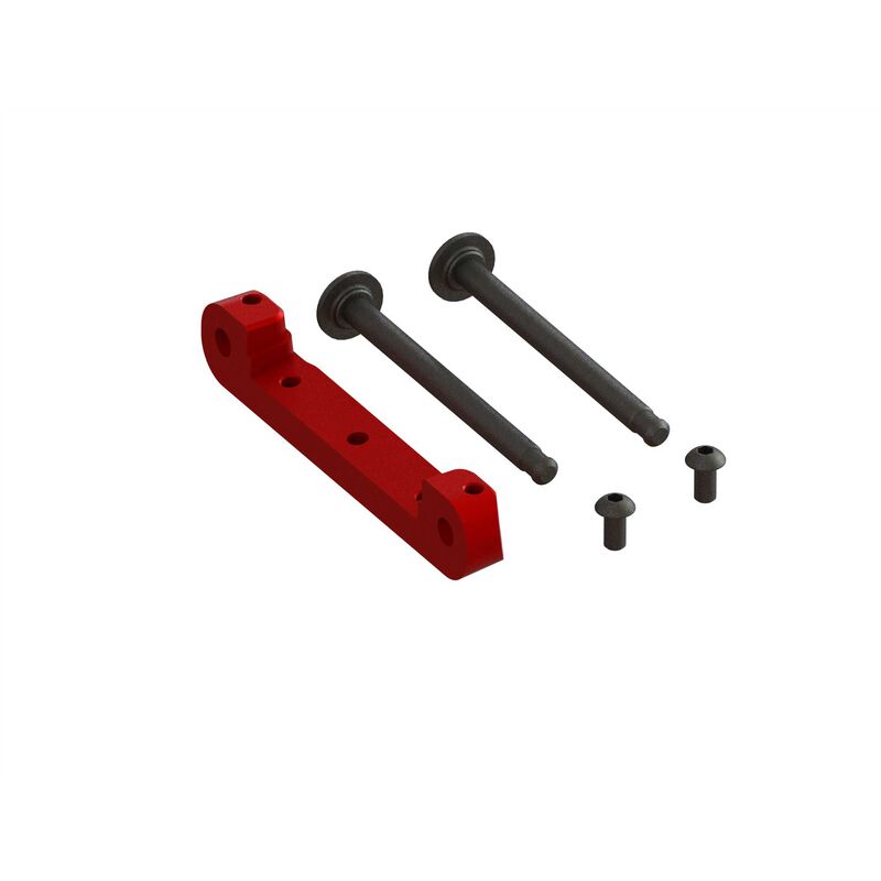 Arrma 8S BLX Aluminum Front Suspension Mount (Red) Arrma 8S BLX Aluminum Front Suspension Mount (Red)