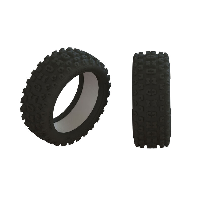 1/8 2HO Front/Rear 3.2 Tire with Inserts (2) | ARRMA